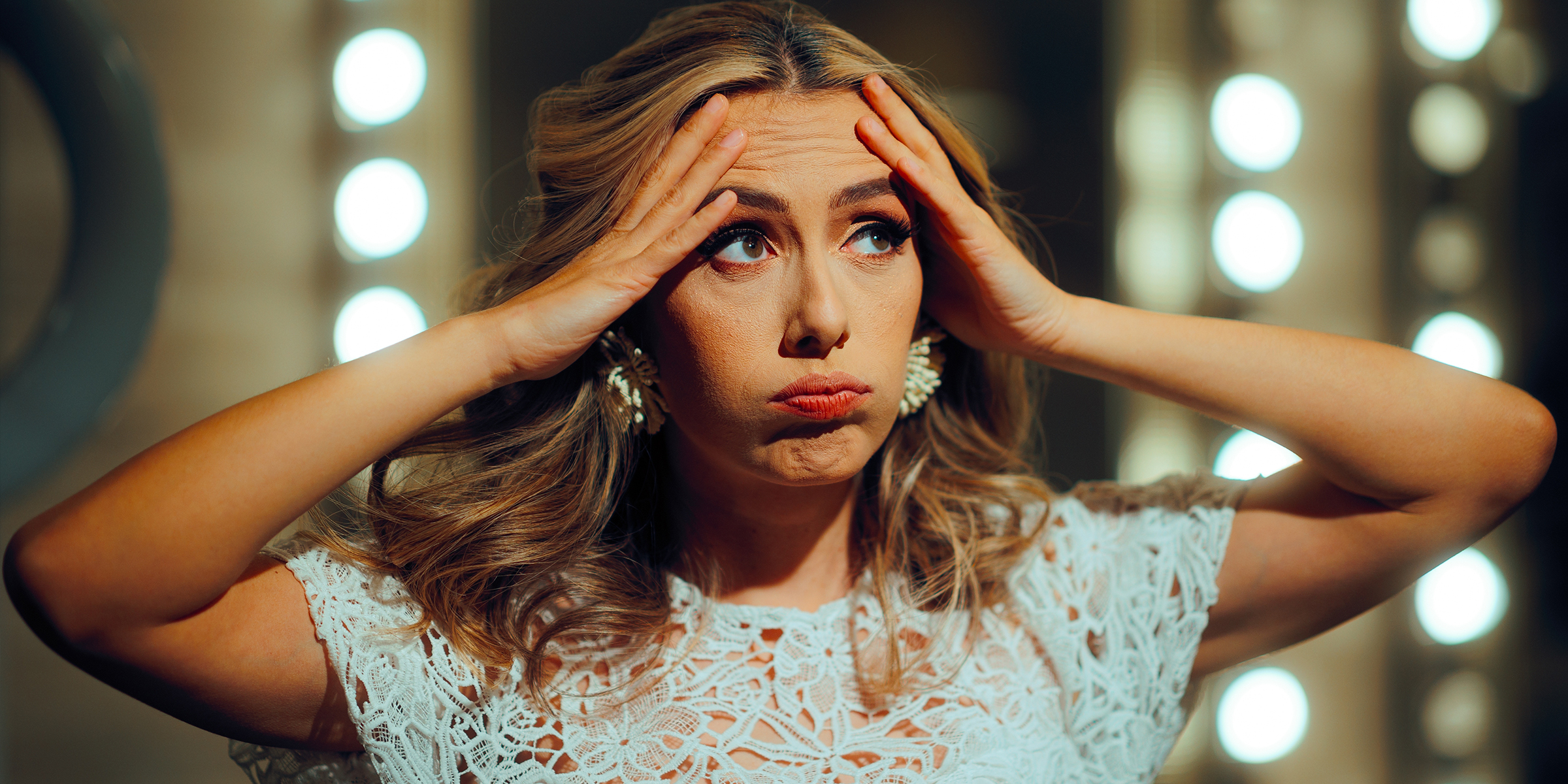 Une mariée choquée et ennuyée | Source : Shutterstock