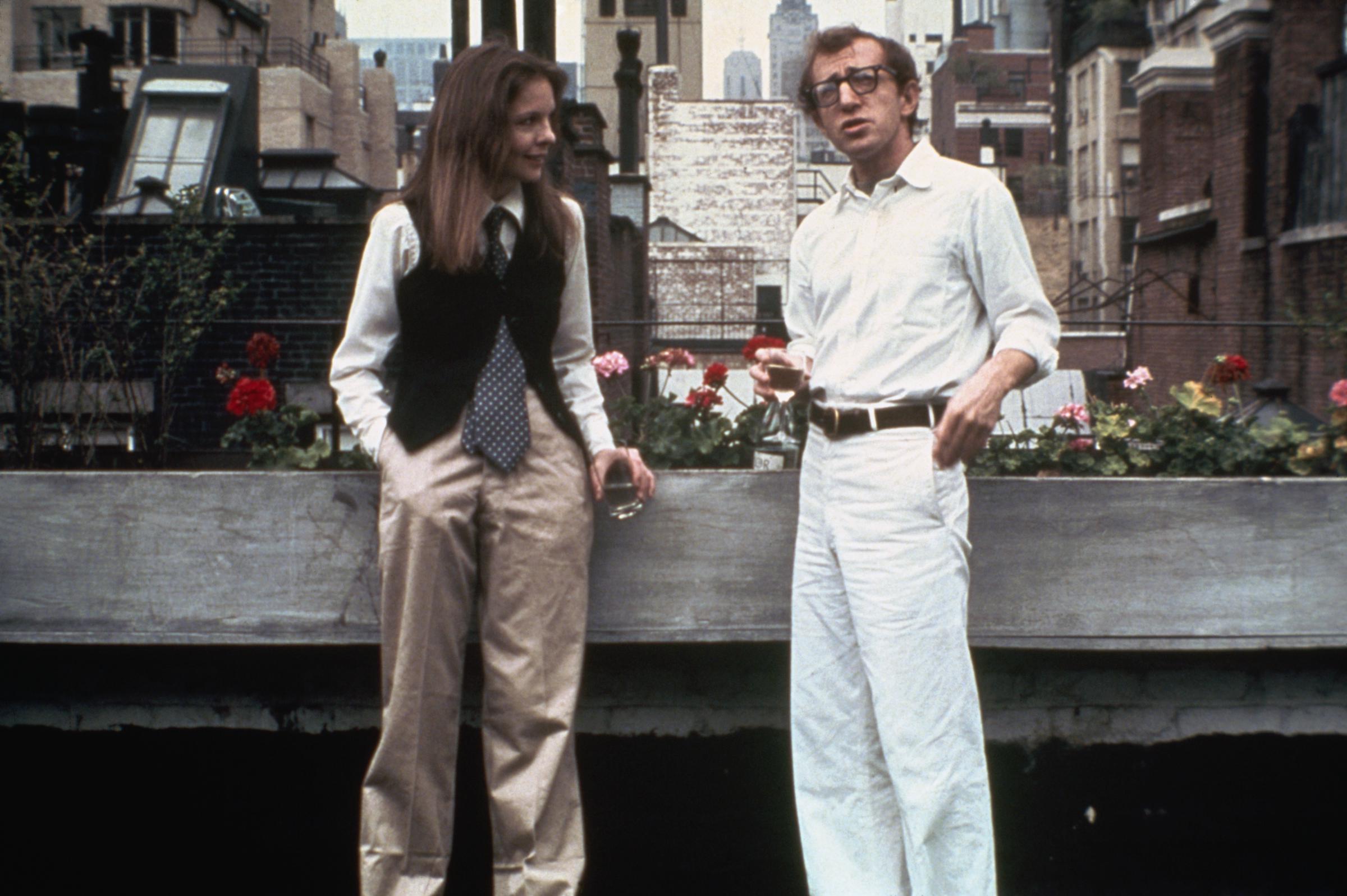 Diane Keaton et Woody Allen dans le film "Annie Hall" en 1977 | Source : Getty Images