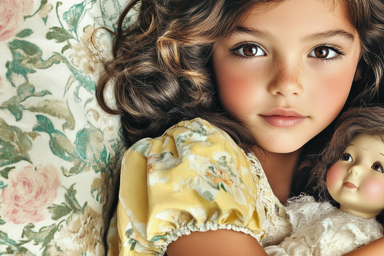 Une fille qui fait un câlin à une poupée | Source : Midjourney