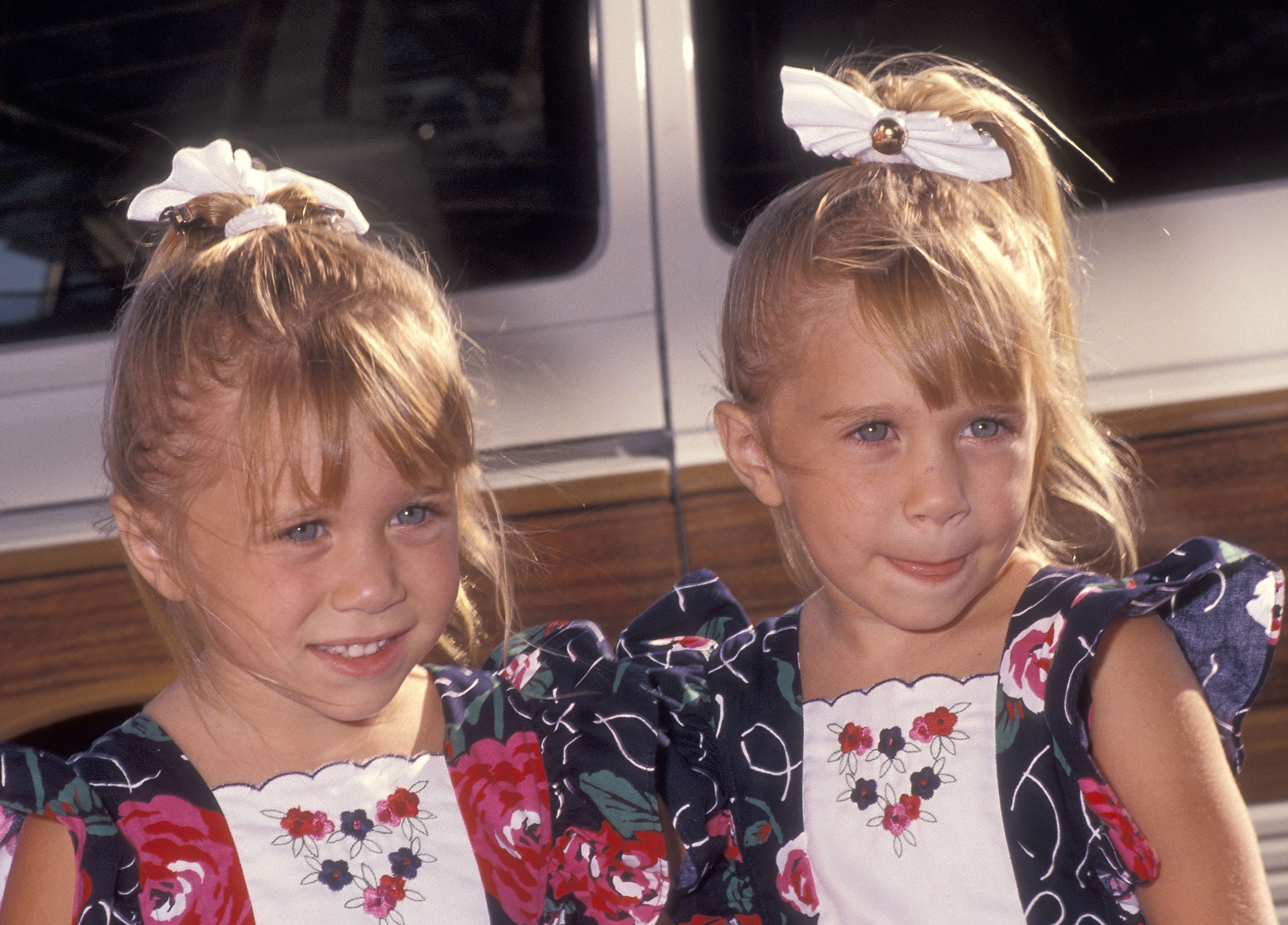 Mary-Kate et Ashley Olsen au ABC Fall TCA Press Tour le 21 juillet 1991 à Universal City, Californie | Source : Getty Images