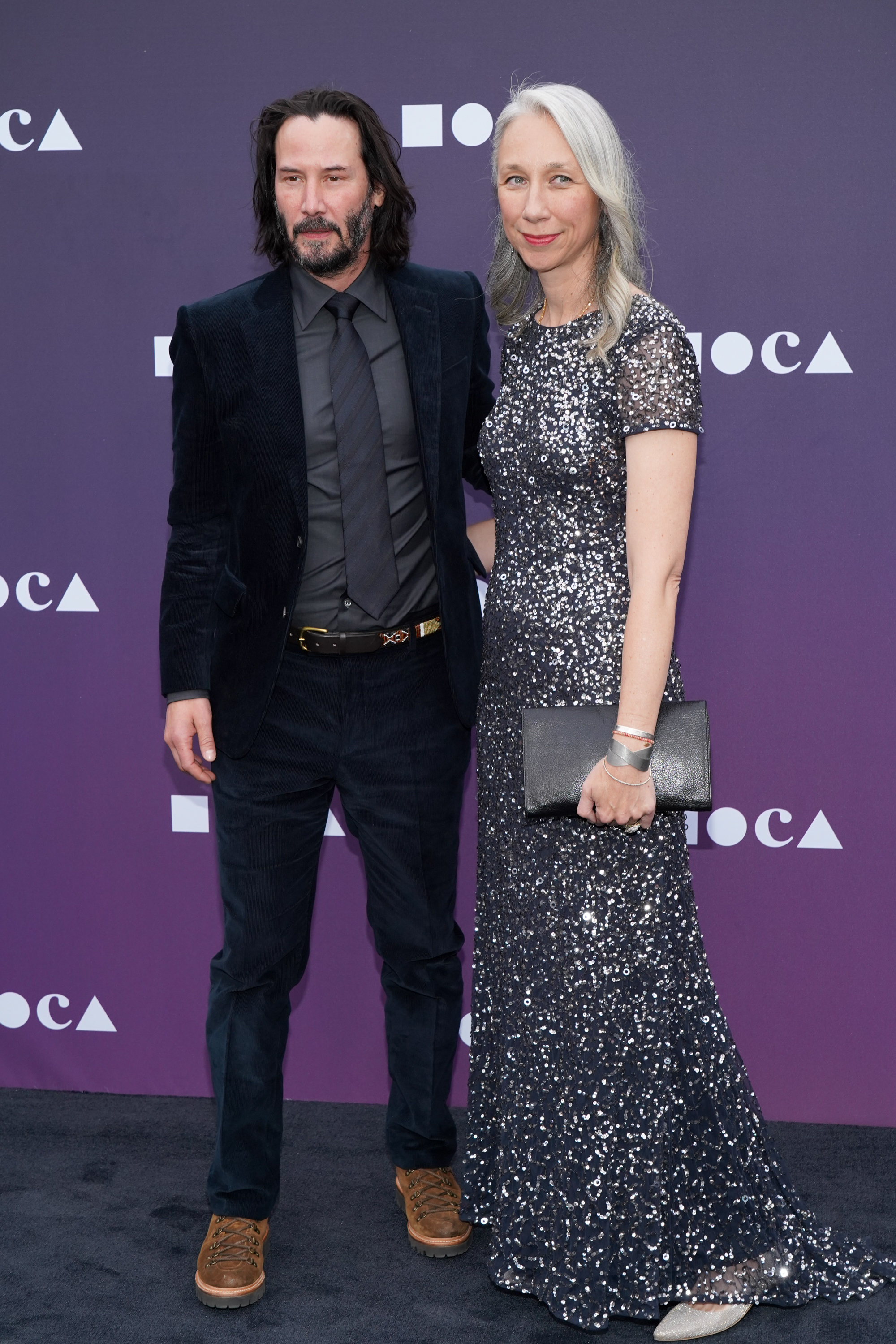Keanu Reeves et Alexandra Grant lors de la soirée de bienfaisance du MOCA à Los Angeles en 2019 | Source : Getty Images