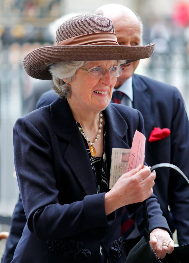 Lady Jane Fellowes assiste au service d'installation des Chevaliers Grand-Croix de l'Ordre très honorable du Bain à l'abbaye de Westminster le 24 mai , 2018 à Londres. | Photo : Getty Images