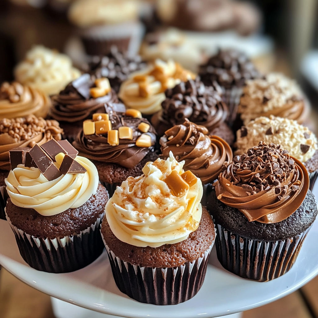 Un plateau de petits gâteaux | Source : Midjourney