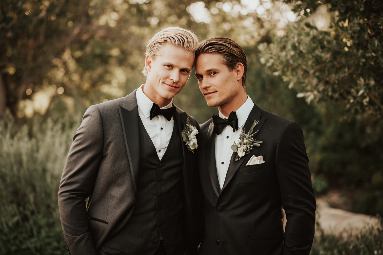 Un couple le jour de son mariage | Source : Midjourney