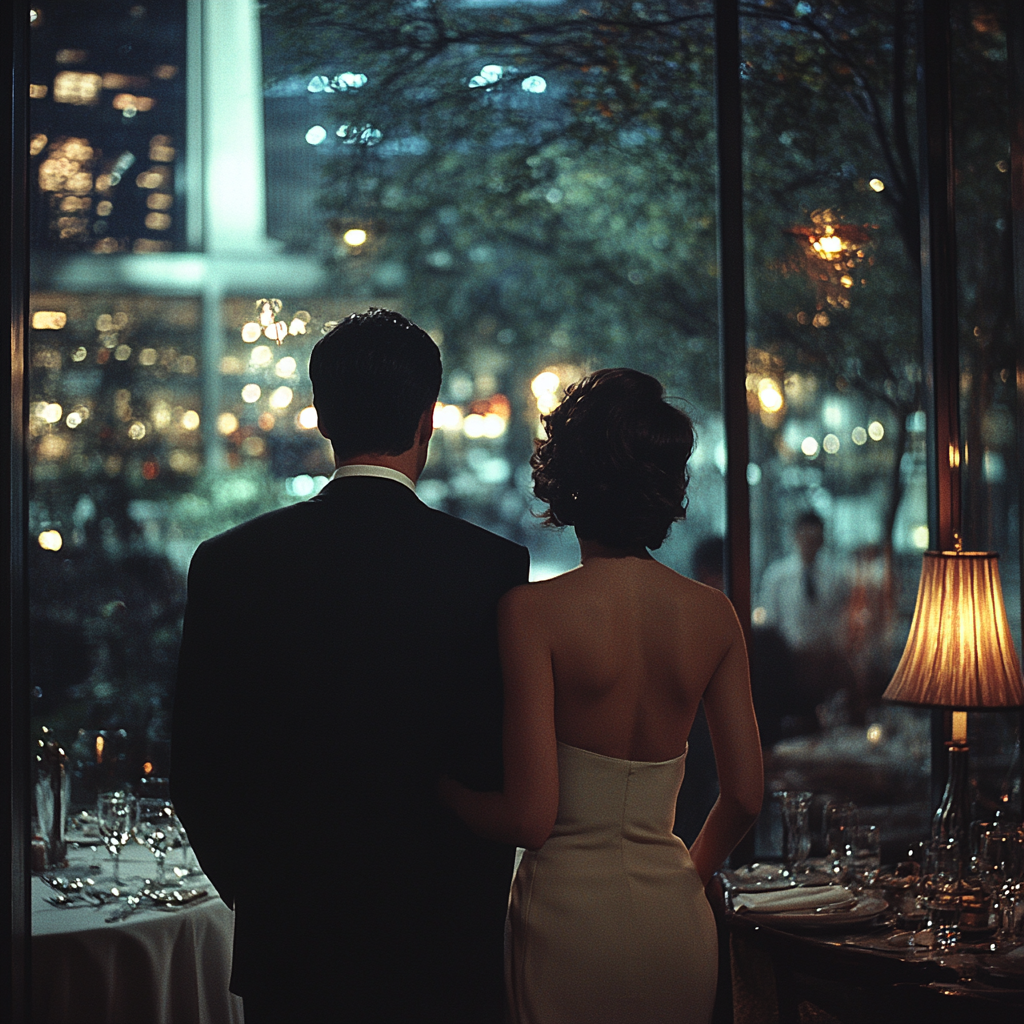 Un couple dans un restaurant chic | Source : Midjourney