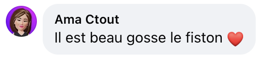 Commentaire d'internaute sur la photo du fils d'Emmanuelle Béart | Source : Réseaux sociaux