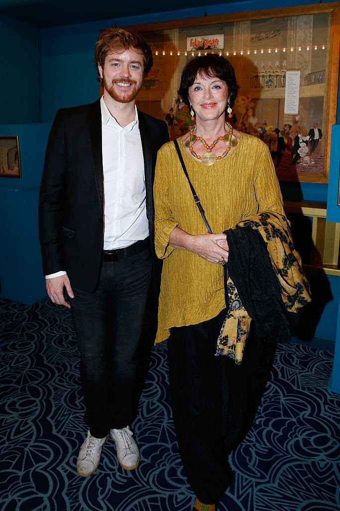 Anny Duperey et son fils Gaël. ǀ Source : Getty Images