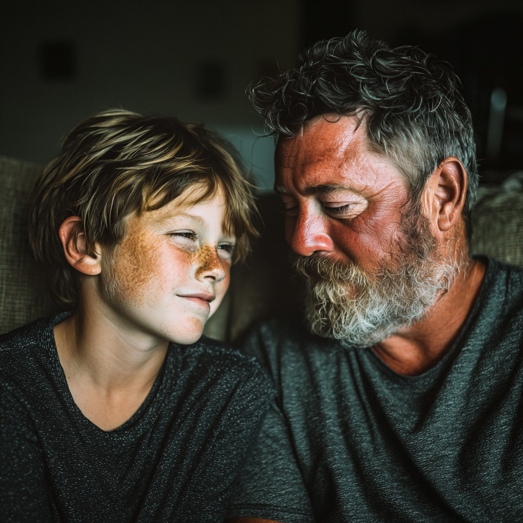 Un père et son fils se rapprochent | Source : Midjourney