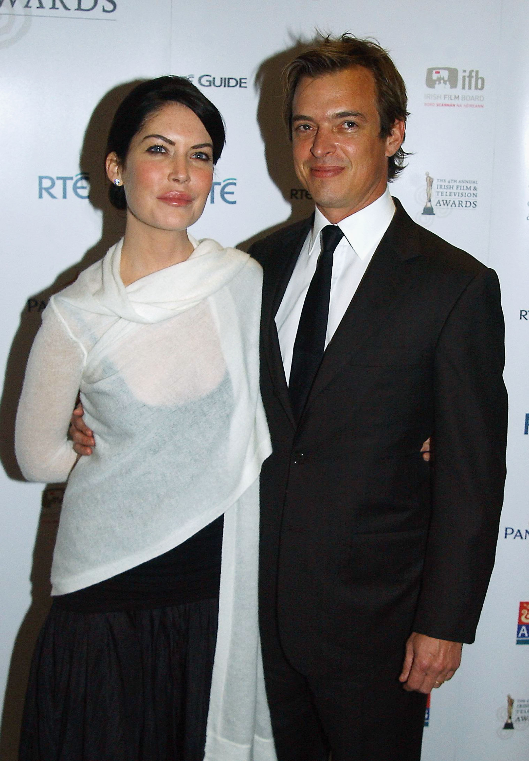 L'actrice et son mari Donald Ray Thomas assistent à la 4e édition des Irish Film and Television Awards | Source : Getty Images