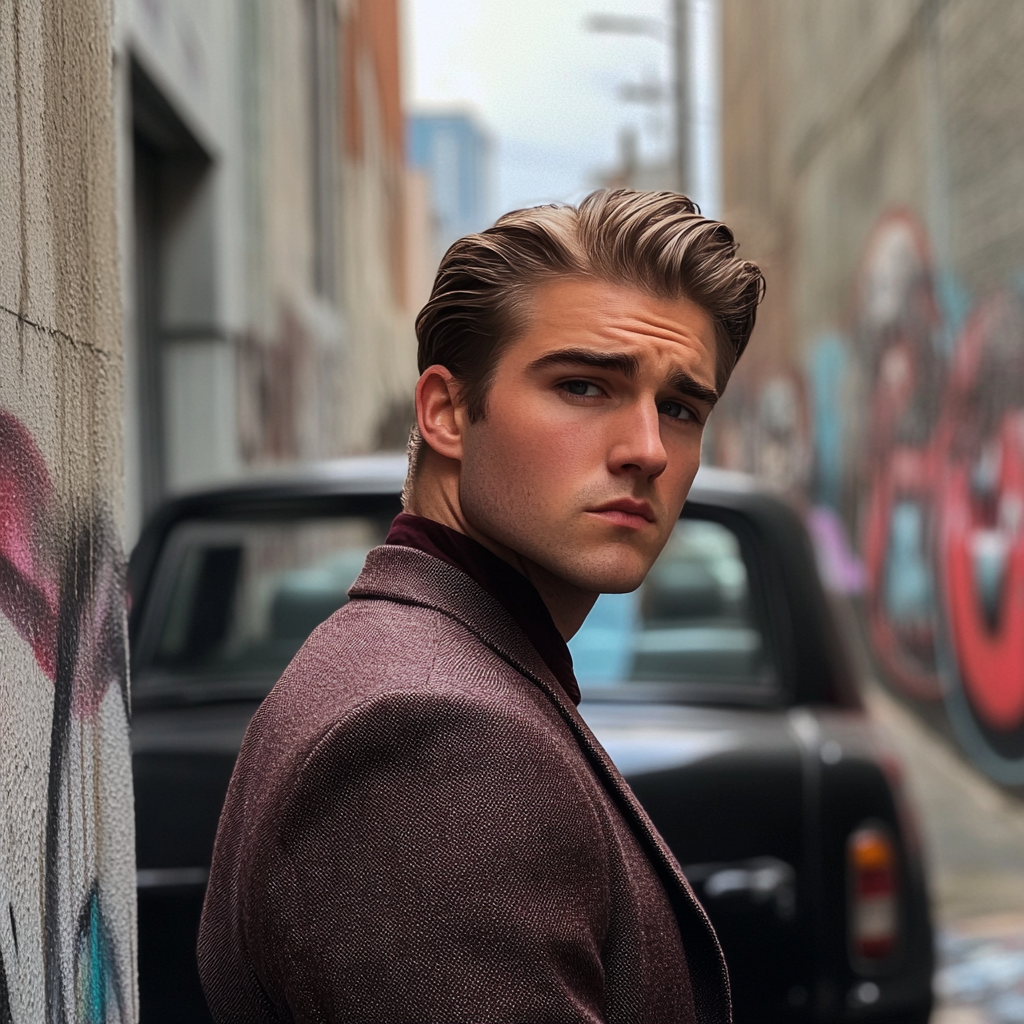Gros plan sur un homme qui fronce les sourcils | Source : Midjourney