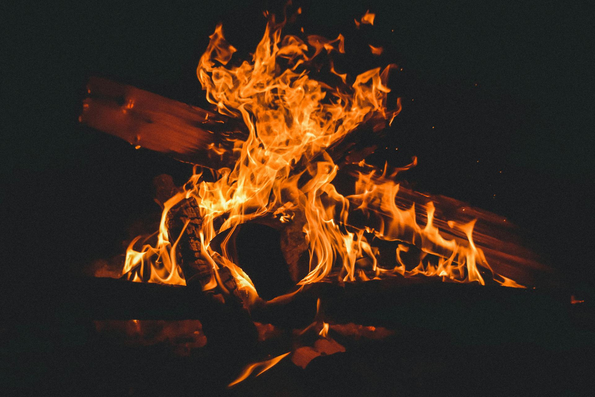 Un feu de camp | Source : Pexels