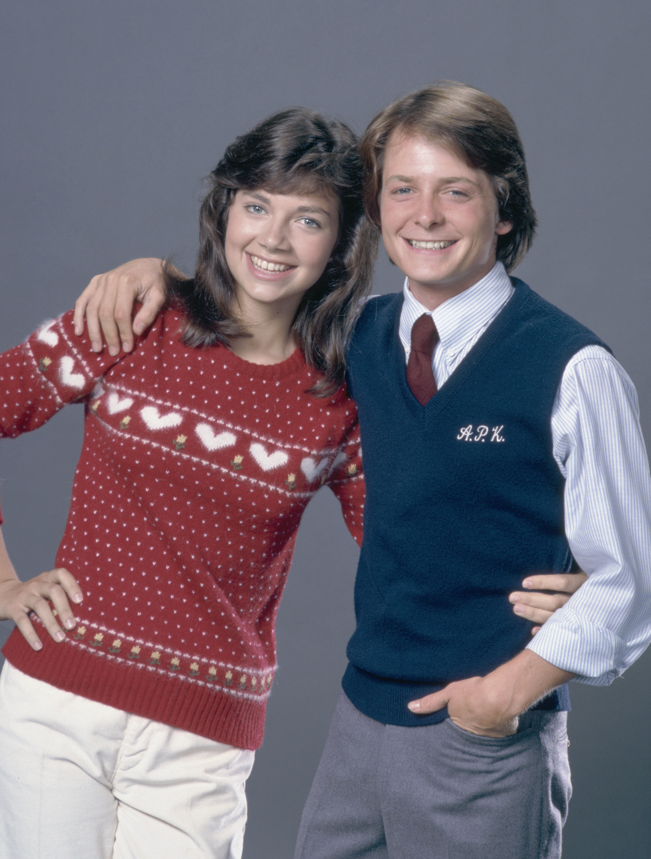 Justine Bateman et Michael J. Fox dans "Sacrée famille", circa 1980 | Source : Getty Images