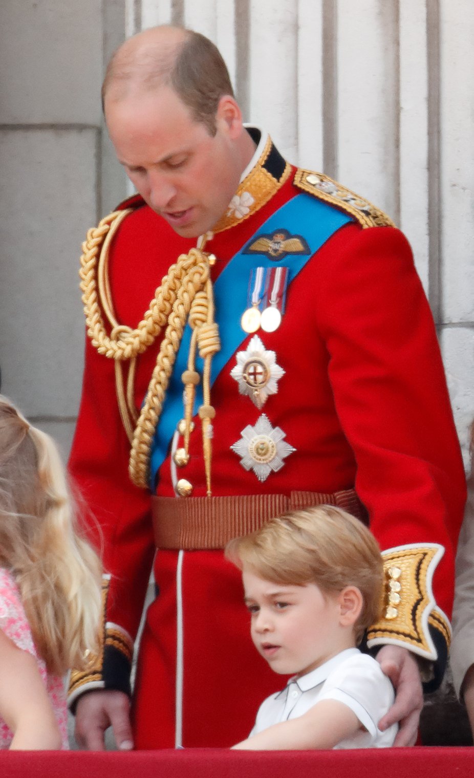 Prince William et Prince George de Cambridge à la Trooping The Color 2018 | Photo : Getty Images