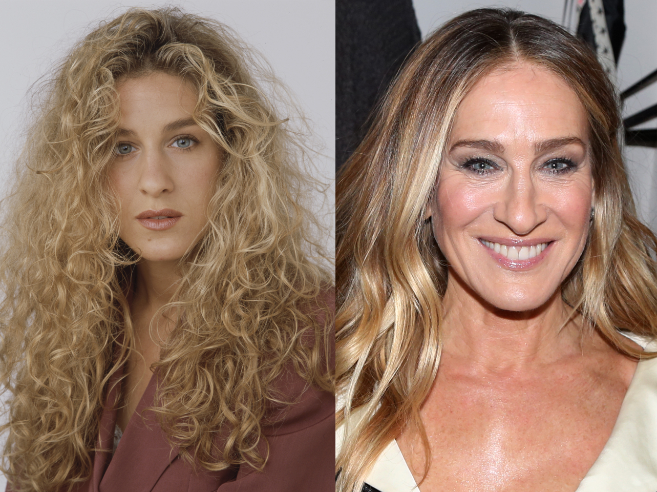 Sarah Jessica Parker vers 1990 | Sarah Jessica Parker en 2023 | Source : Getty Images