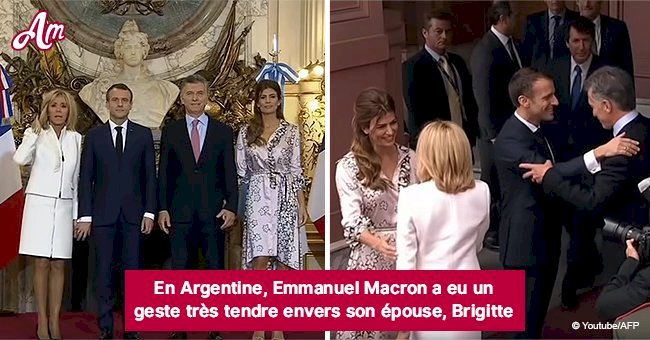 Le geste tendre qu'Emmanuel Macron a fait envers sa femme Brigitte en Argentine (photo)