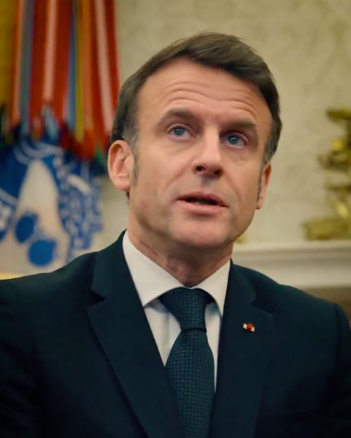 Emmanuel Macron s'exprimant sur l'histoire de longue date de la France avec les États-Unis. | Source : X/@POTUS