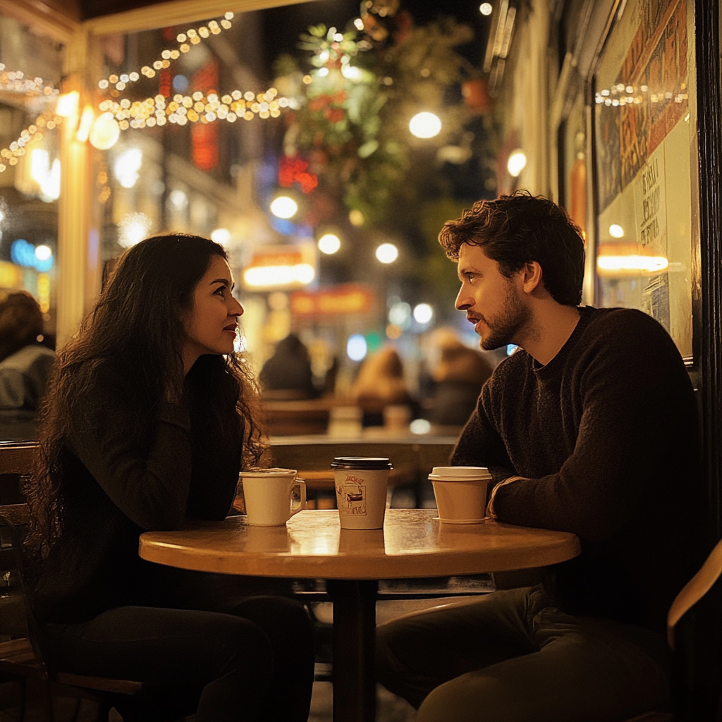 People on a coffee date | Source: Midjourney