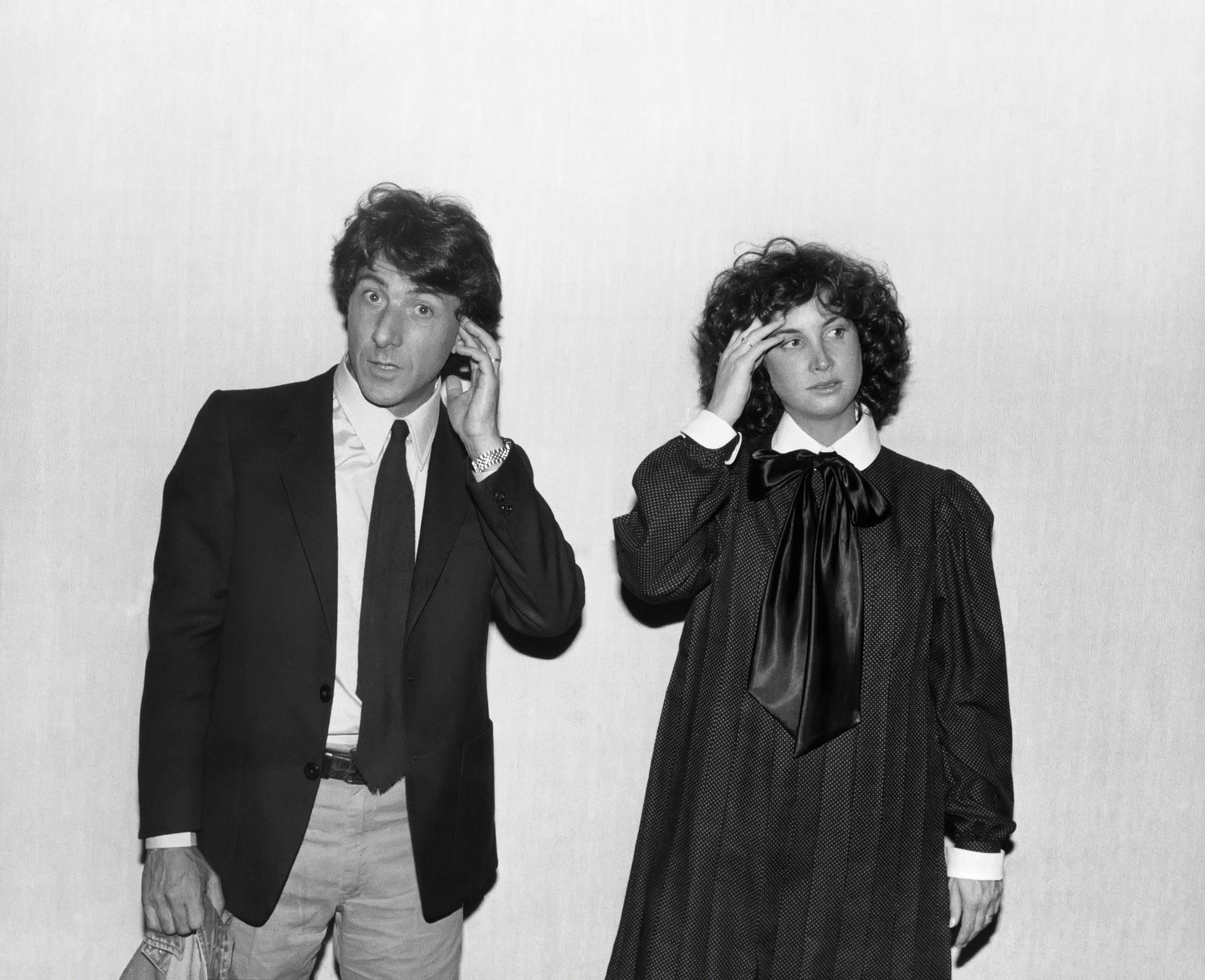 L'acteur et la femme lors de la première de "Tootsie" à New York en 1982. | Source : Getty Images