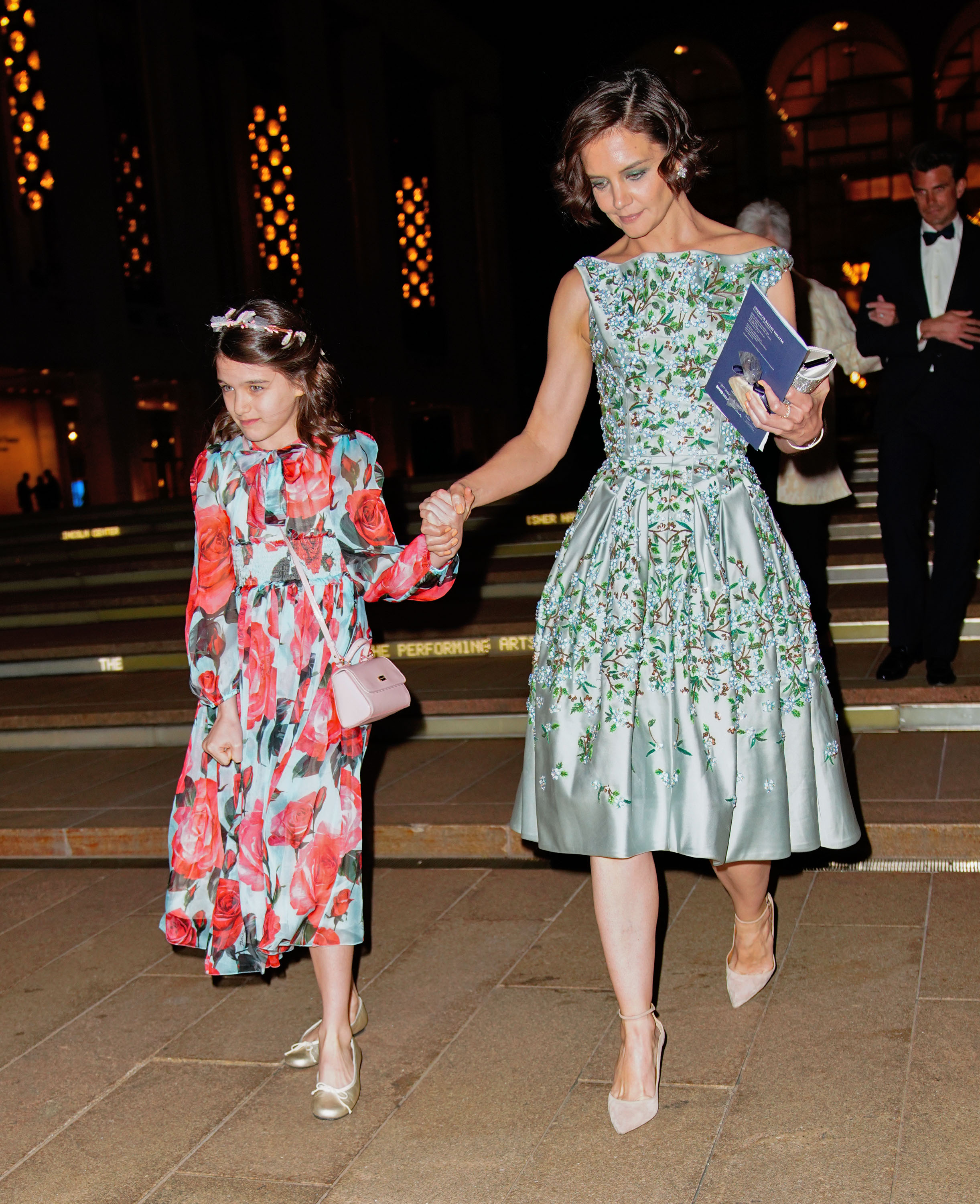 Suri Cruise et Katie Holmes à l'American Ballet Theater le 21 mai 2018 à New York. | Source : Getty Images