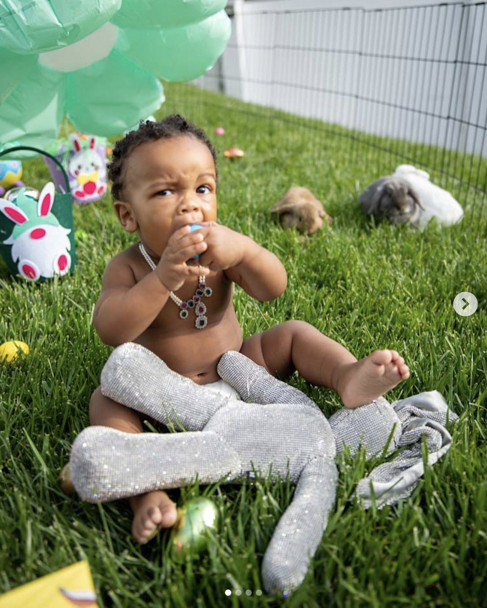 Le fils de Rihanna photographié à Pâques, publié en avril 2023 | Source : instagram/badgalriri.