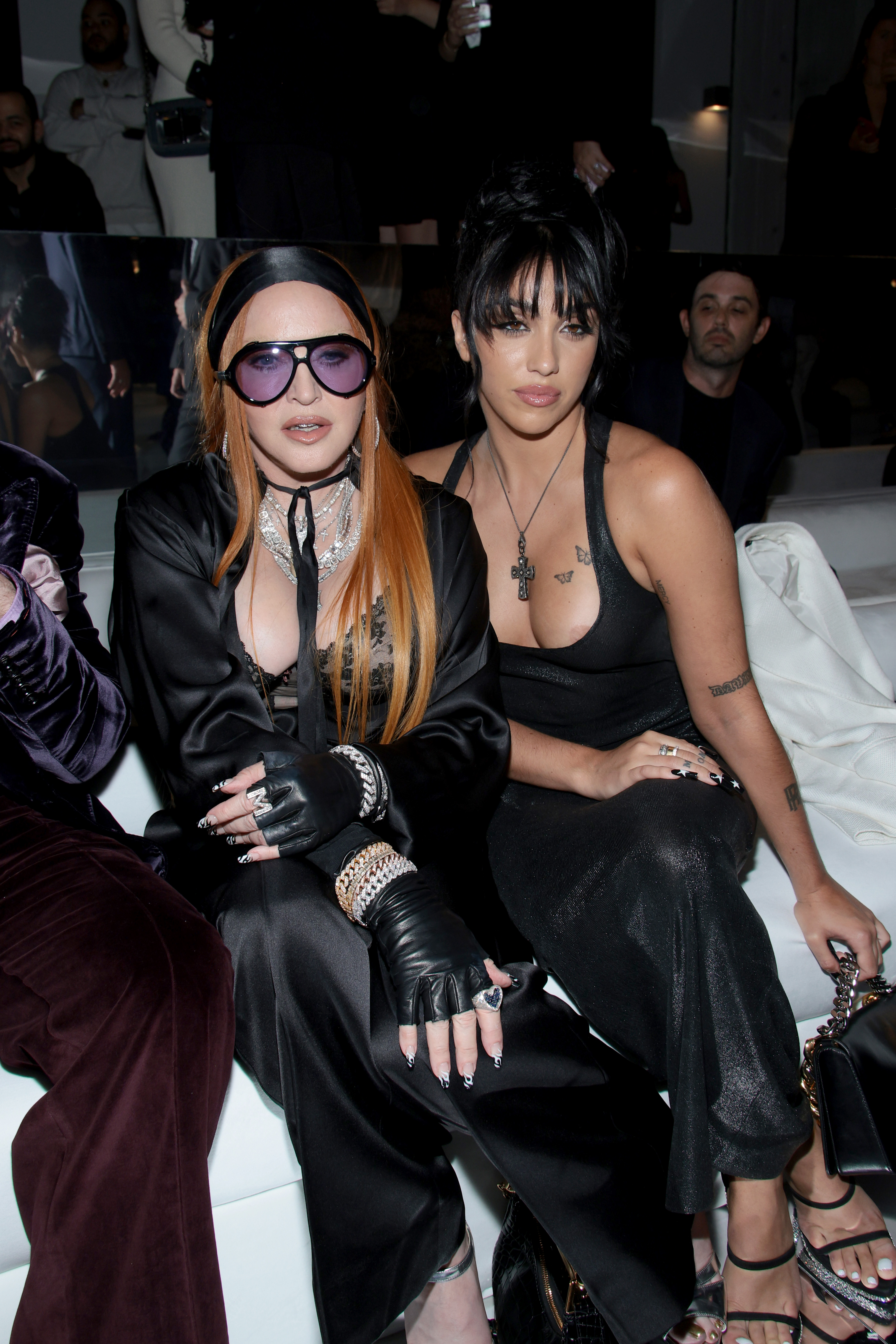 Madonna et Lourdes Leon assistent au défilé de mode de Tom Ford lors de la semaine de la mode de New York, le 14 septembre 2022. | Source : Getty Images