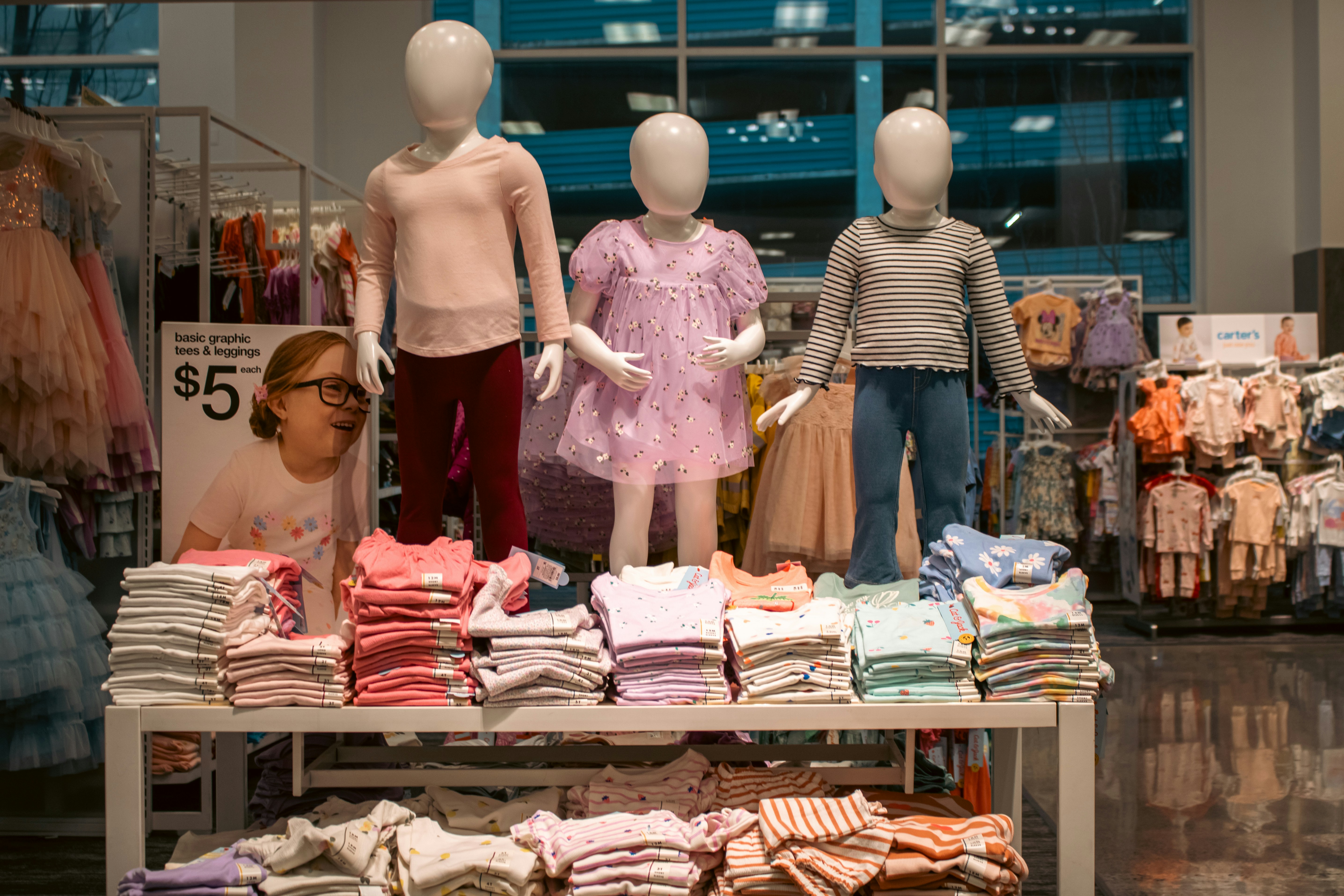 Magasin de vêtements pour enfants | Source : Pexels