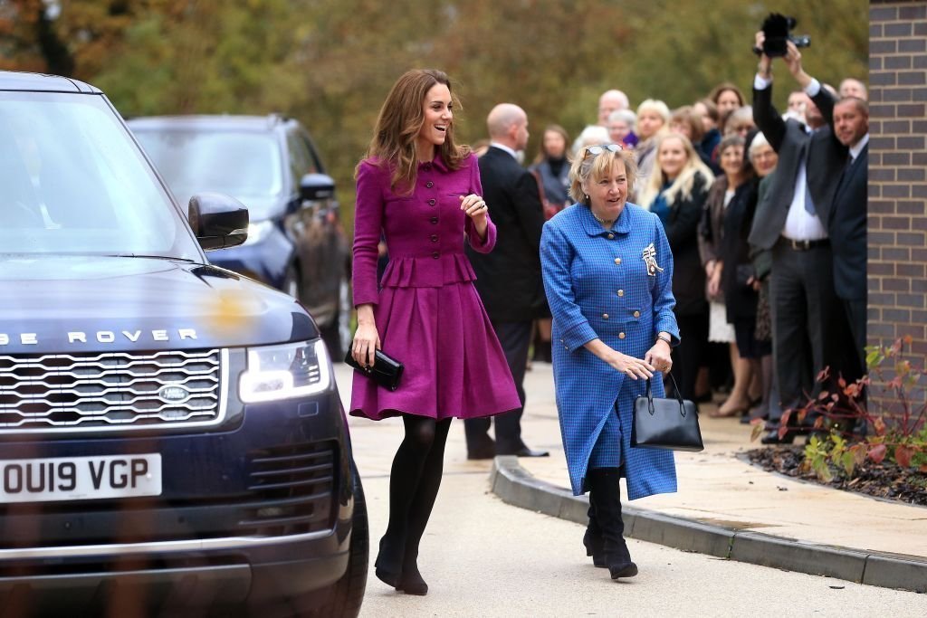 Catherine, duchesse de Cambridge ouvre l'hospice The Nook Children le 15 novembre 2019 à Framingham Earl, dans le Norfolk.  |  Photo: Getty Images