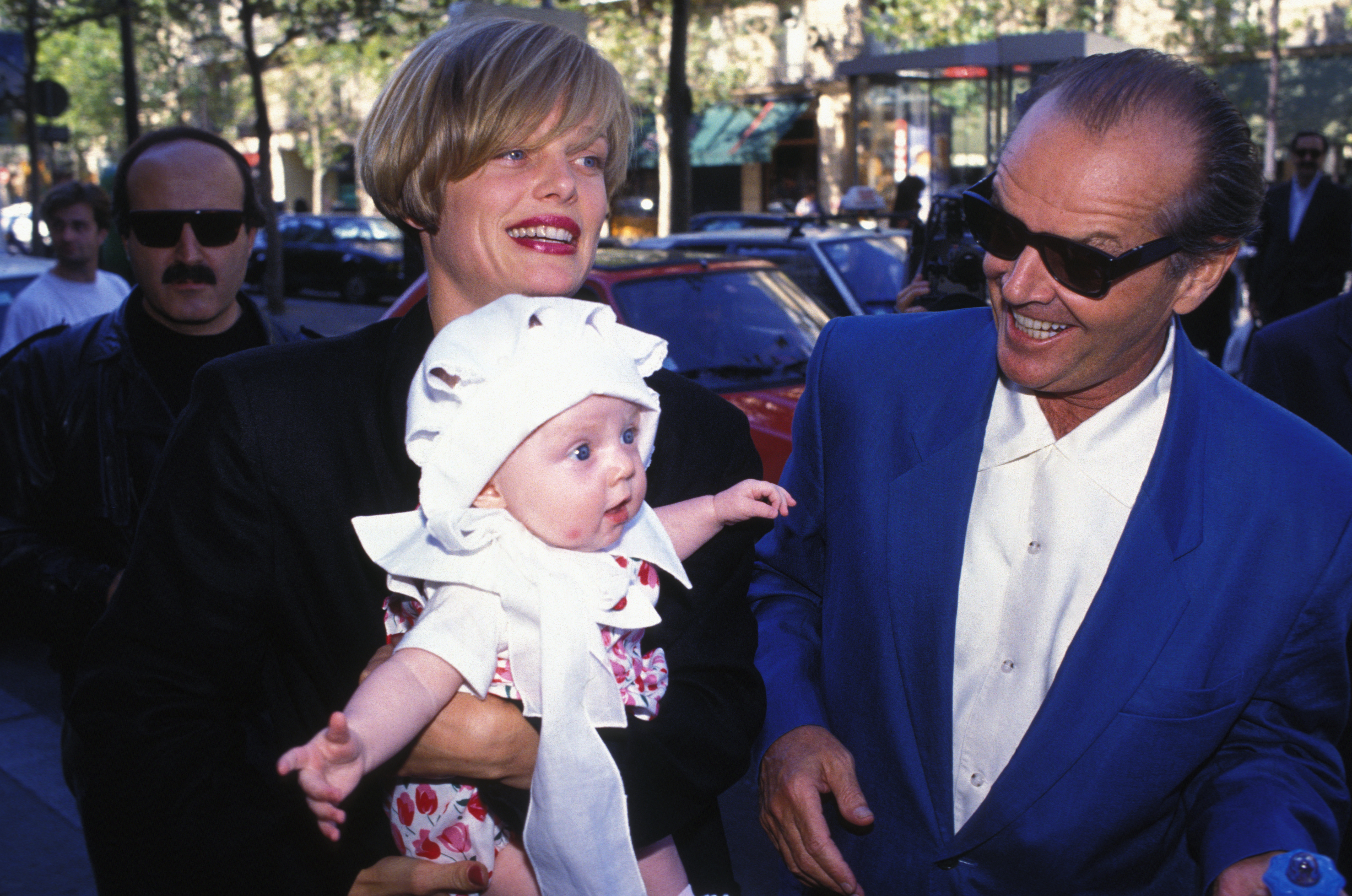 Jack Nicholson et Rebecca Broussard à Paris en 1994 | Source : Getty Images