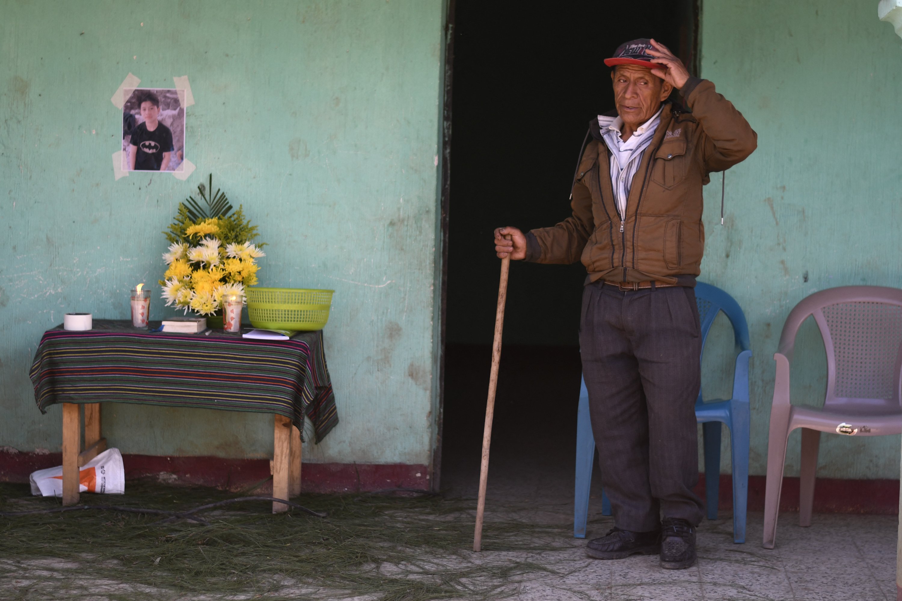 Le grand-père de Juan Wilmer au Guatemala en 2022. | Source : Getty Images