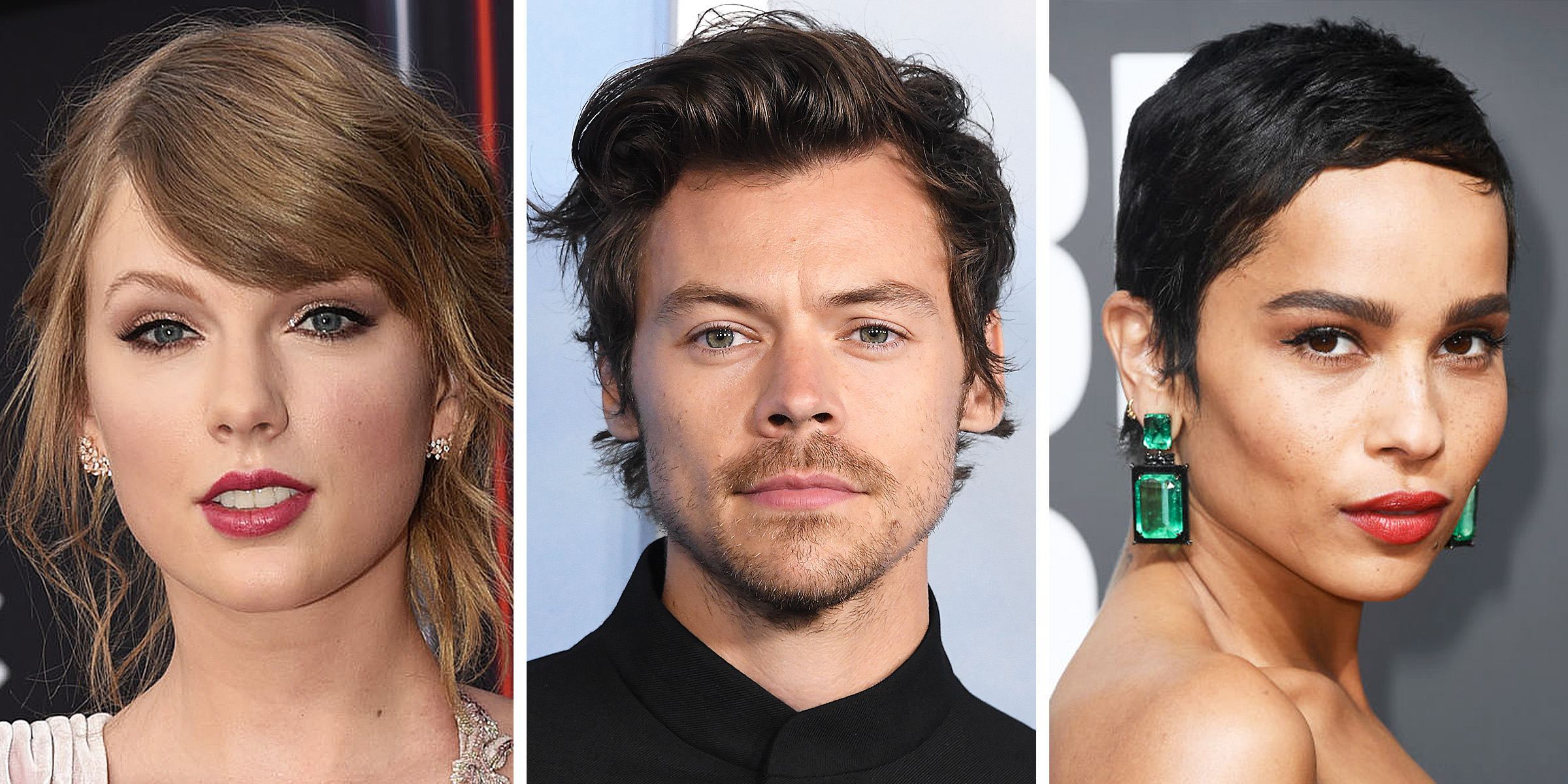 Taylor Swift, Harry Styles et Zoë Kravitz | Source : Getty Images