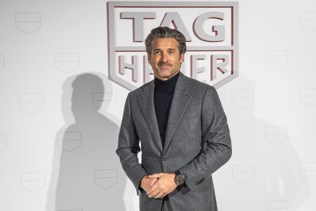 Patrick Dempsey participe à la séance photo lors de l'inauguration de la nouvelle boutique TAG Heuer à la Casa Corberó, le 27 novembre 2024 à Barcelone, en Espagne I Source : Getty Images