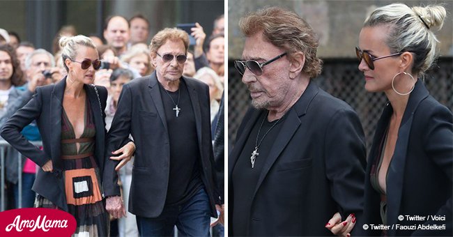 Comment Johnny Hallyday, bien que très malade, a dû aux obsèques de Mireille Darc