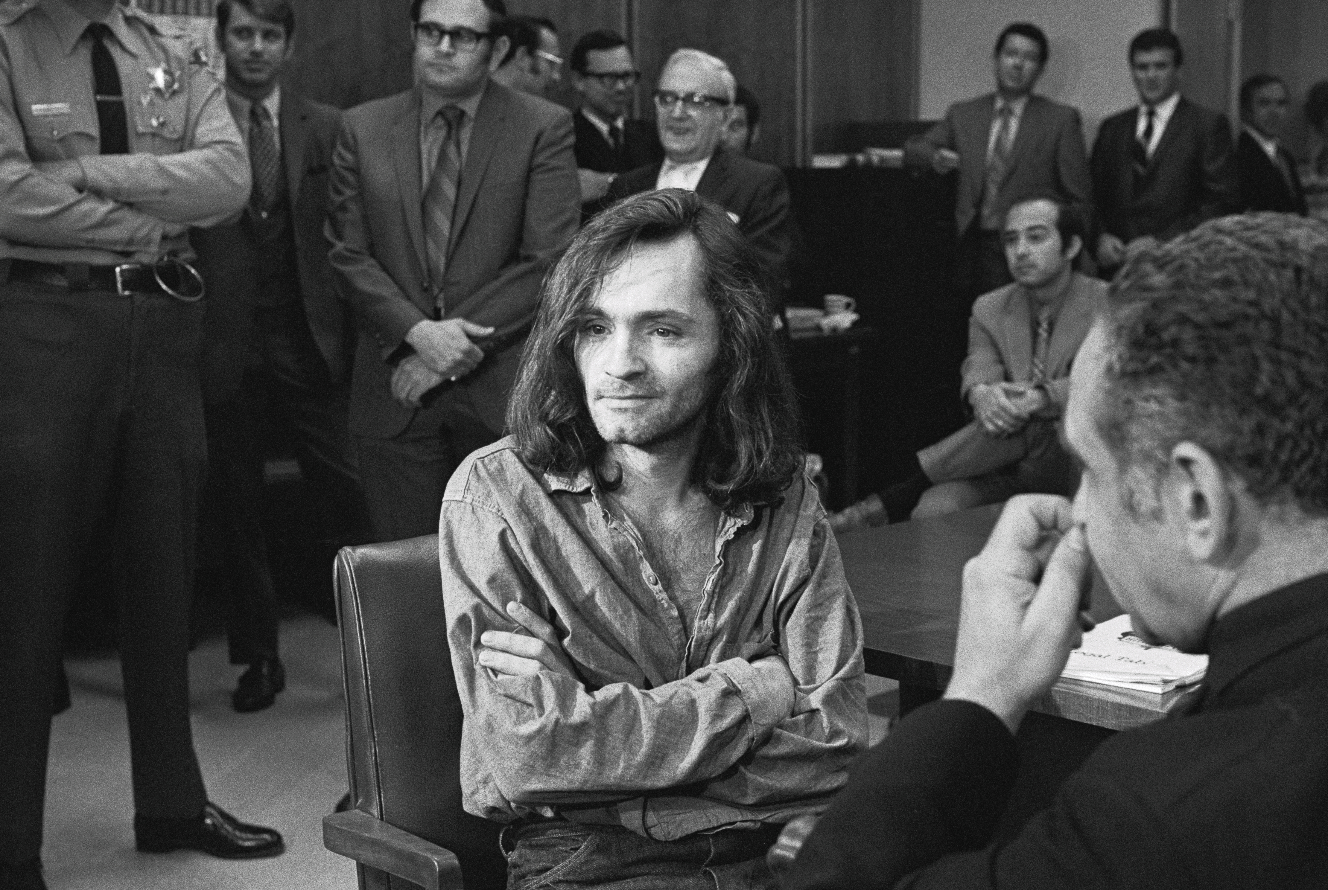 Charles Manson au tribunal le 18 juin 1970 | Source : Getty Images