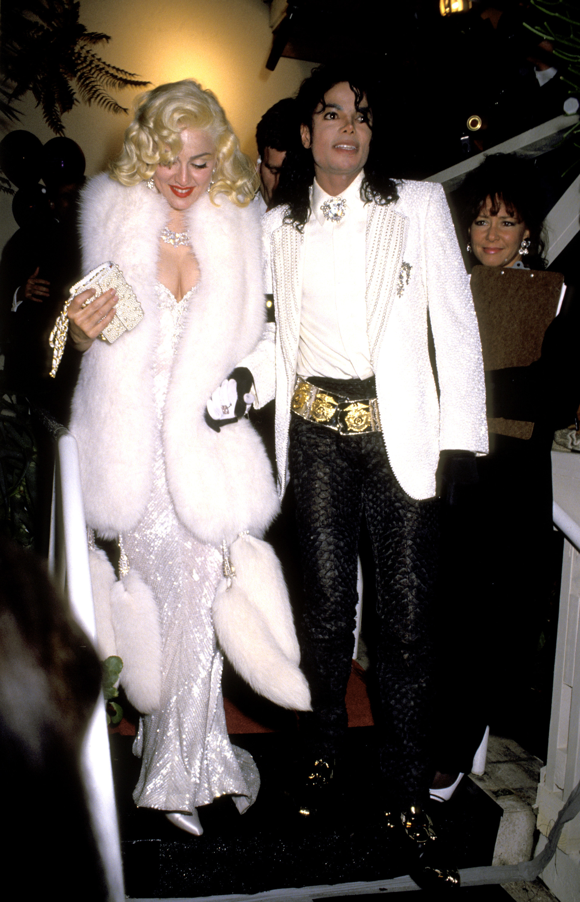 Michael Jackson et Madonna à la 63e soirée des Oscars au Spago's le 25 mars 1991 | Source : Getty Images