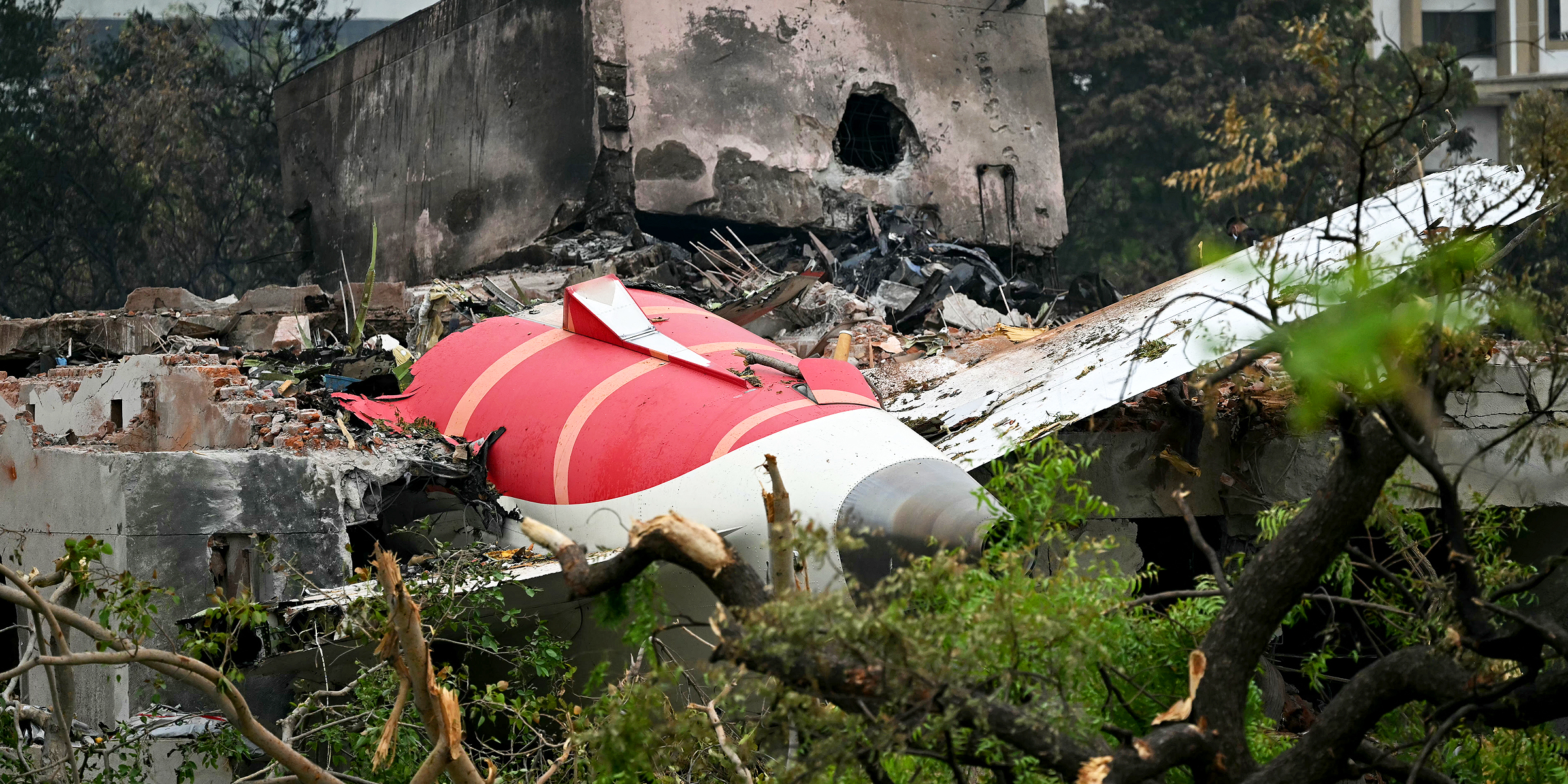 Débris du vol 171 d'Air India | Source : Getty Images