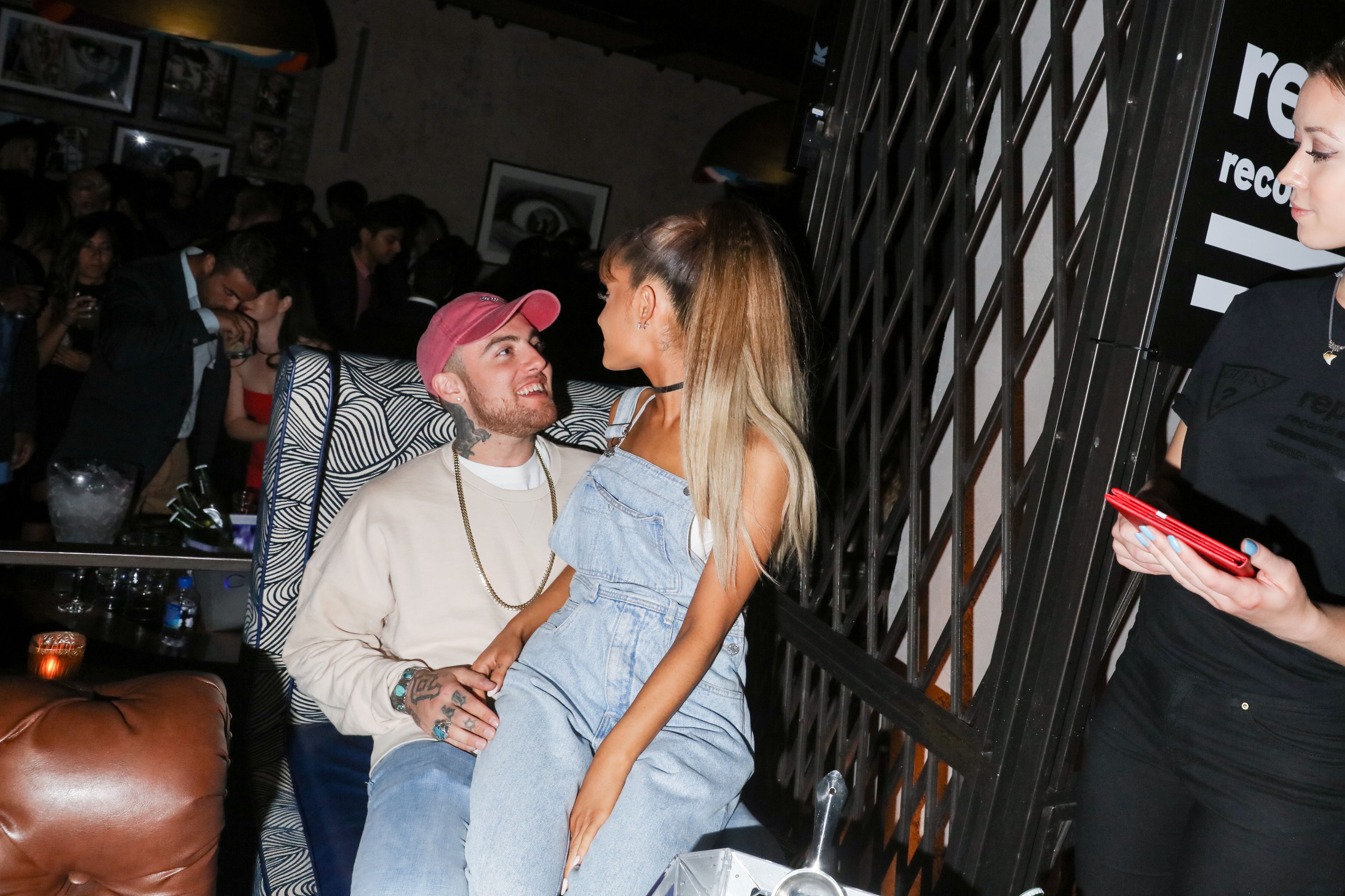 Ariana Grande et Mac Miller. l Source : Getty Images