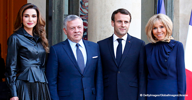 Découvrez la tenue élégante que Brigitte Macron portait pour rencontrer la belle Rania de Jordanie