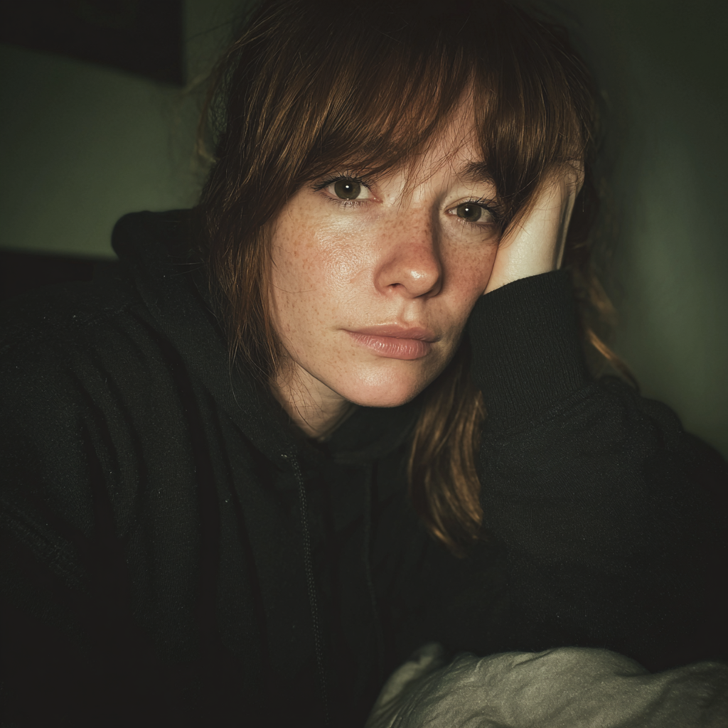 Gros plan sur une femme bouleversée | Source : Midjourney