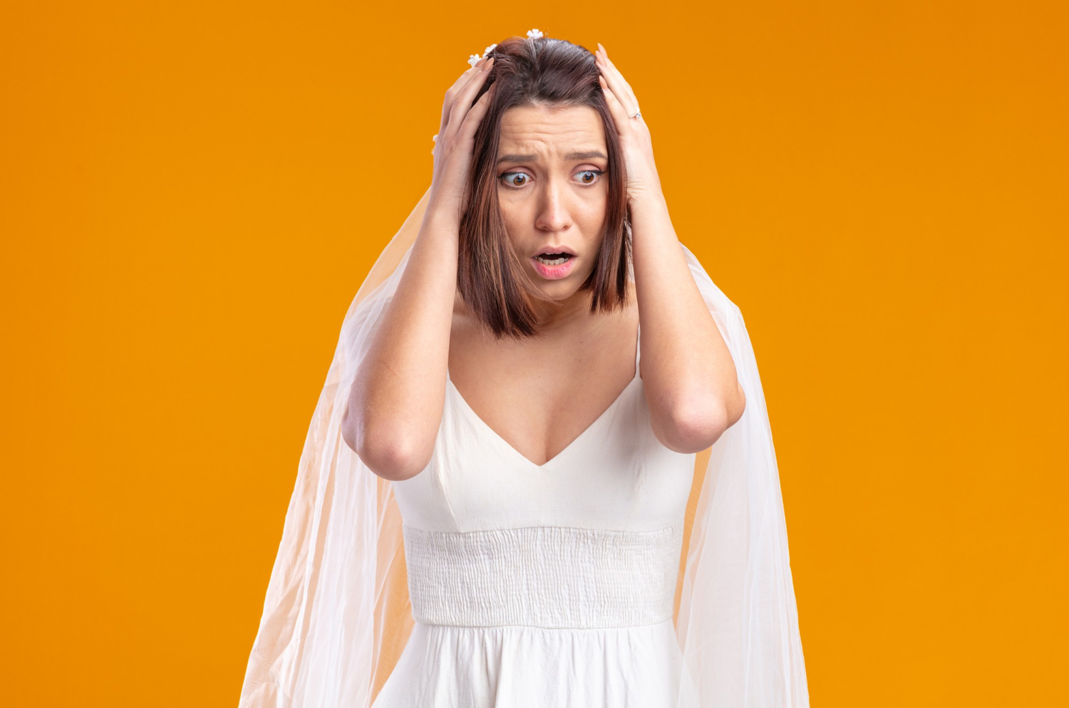 Une mariée anxieuse | Source : Freepik