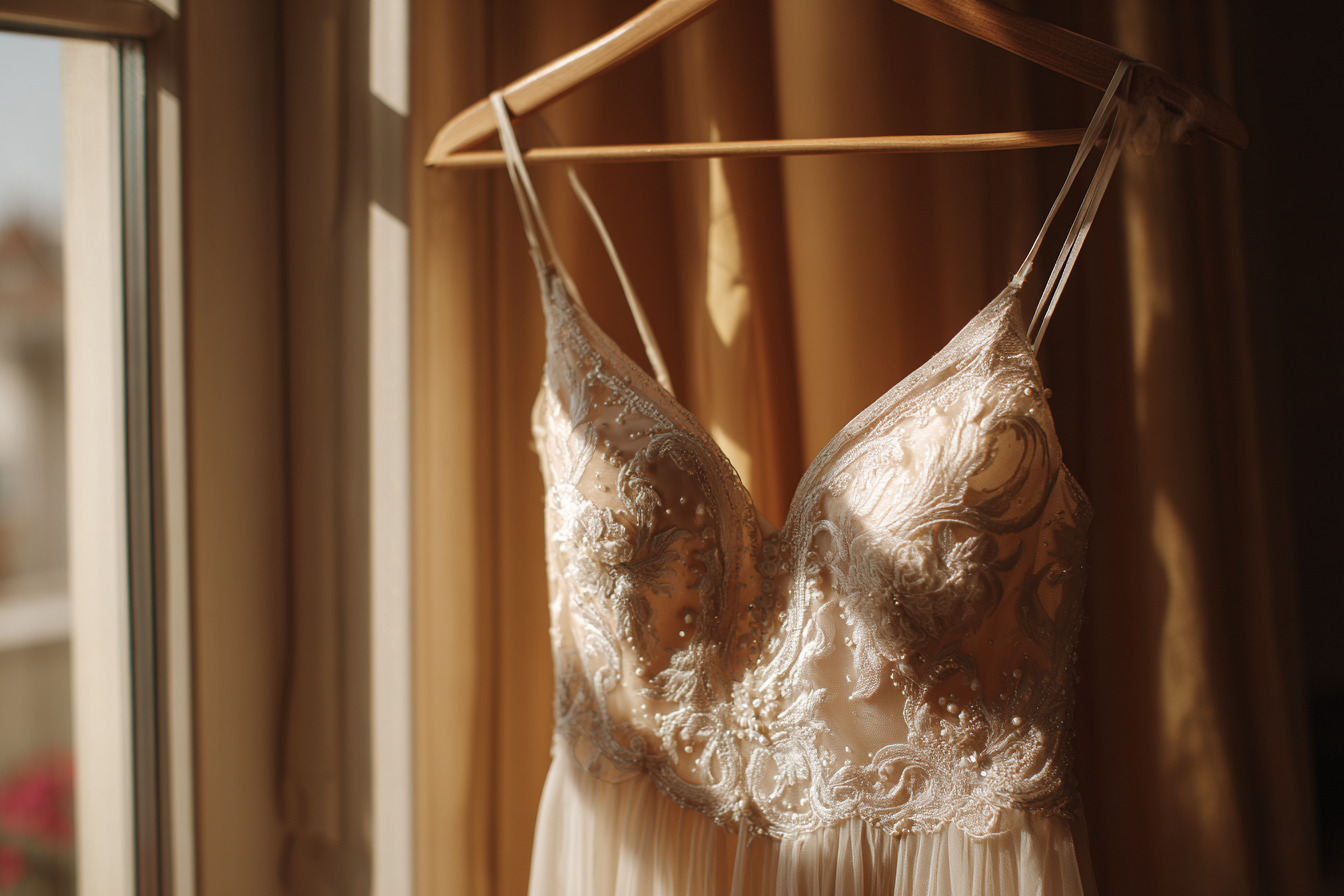 Une robe de mariée | Source : Midjourney
