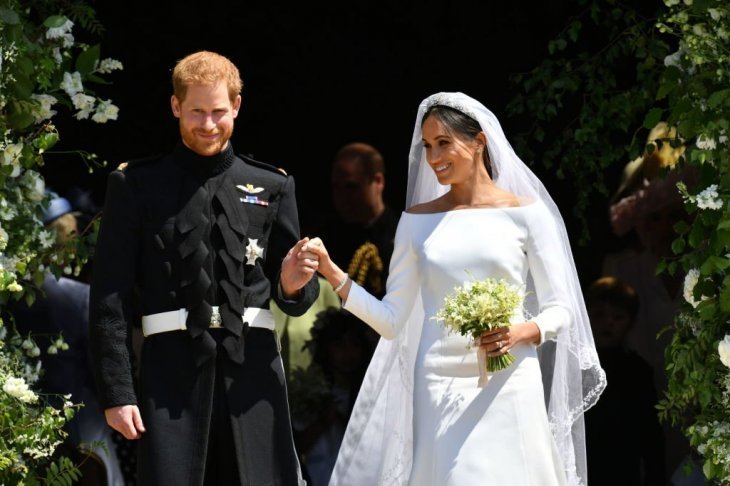 Le Prince Harry et Meghan Markle pendant leur mariage. | Photo : Getty Images/Global images of Ukraine