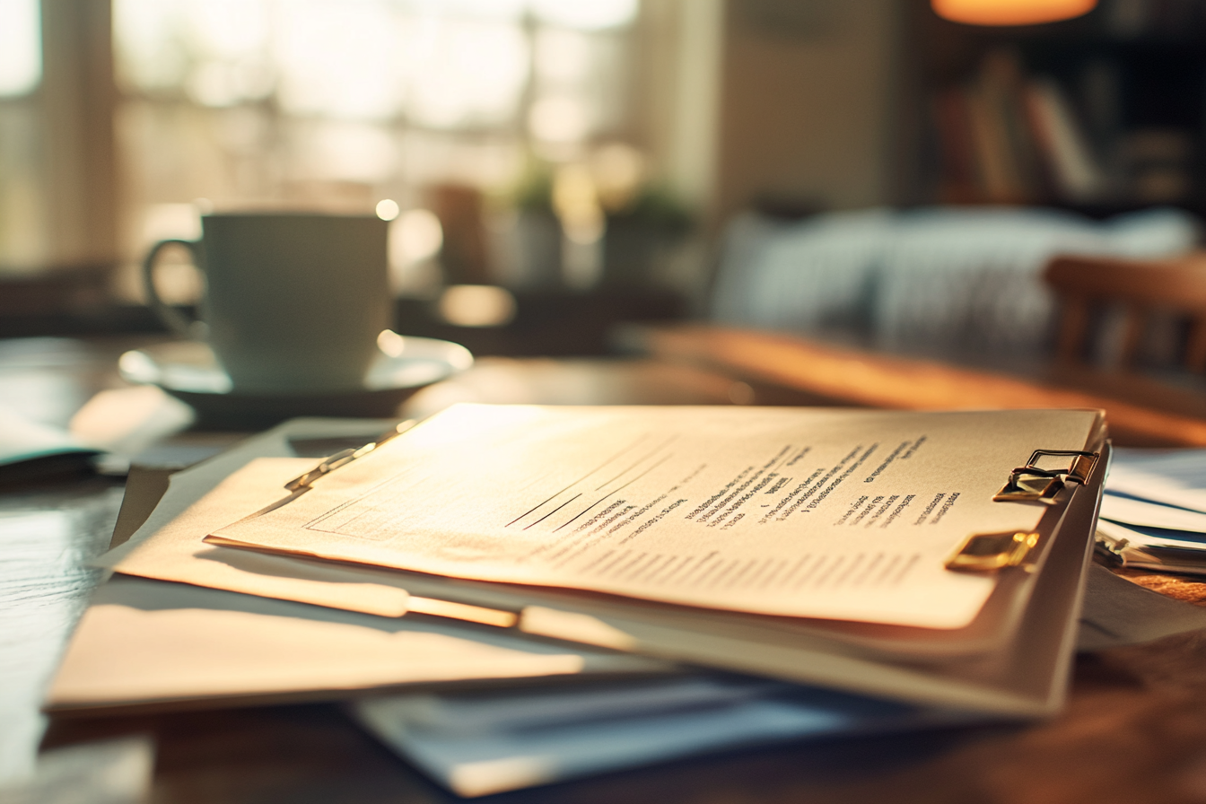 Documents sur une table | Source : Midjourney