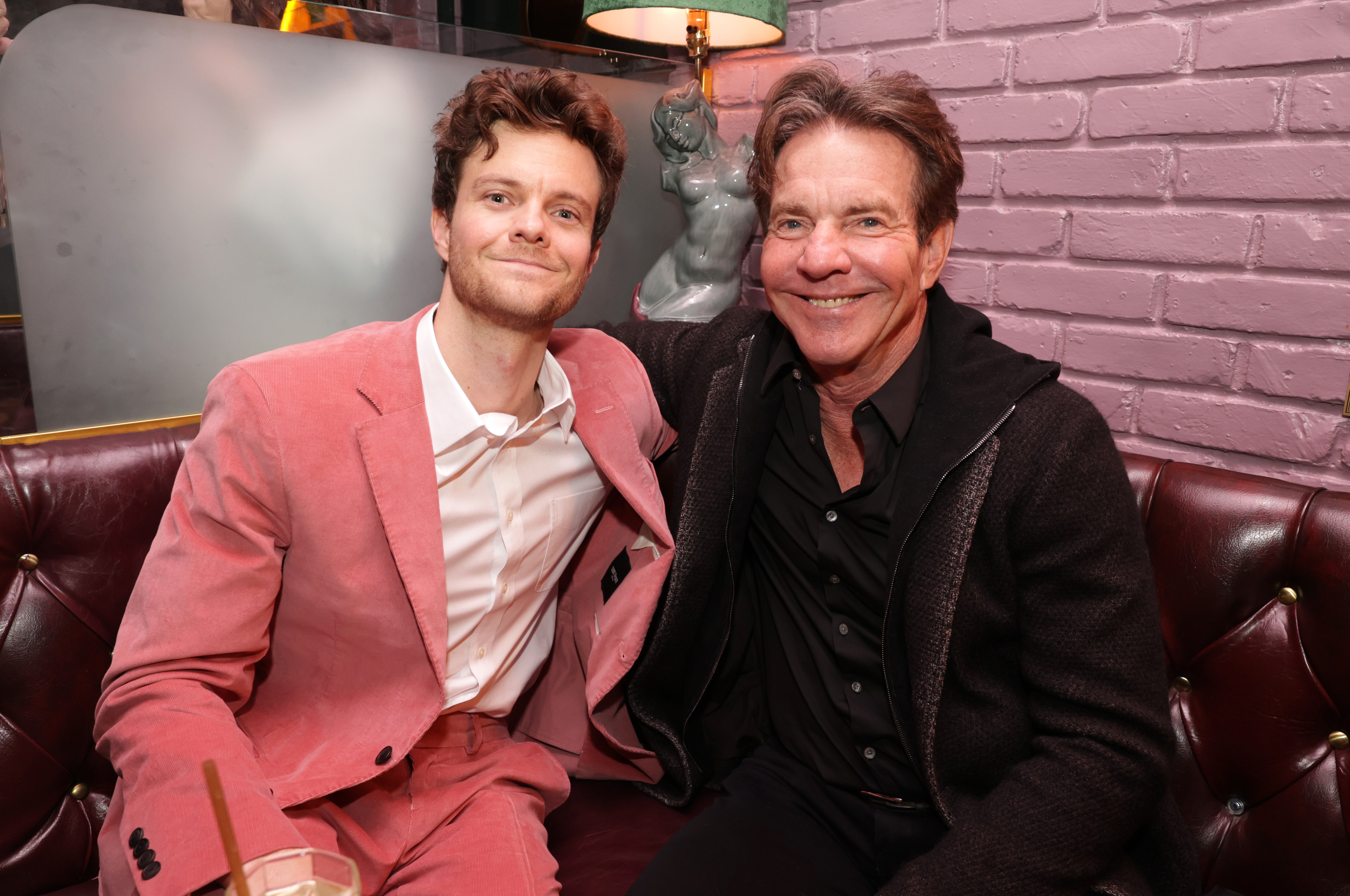 Jack et Dennis Quaid à l'after-party des Golden Globes à Beverly Hills, Californie, le 7 janvier 2024 | Source : Getty Images