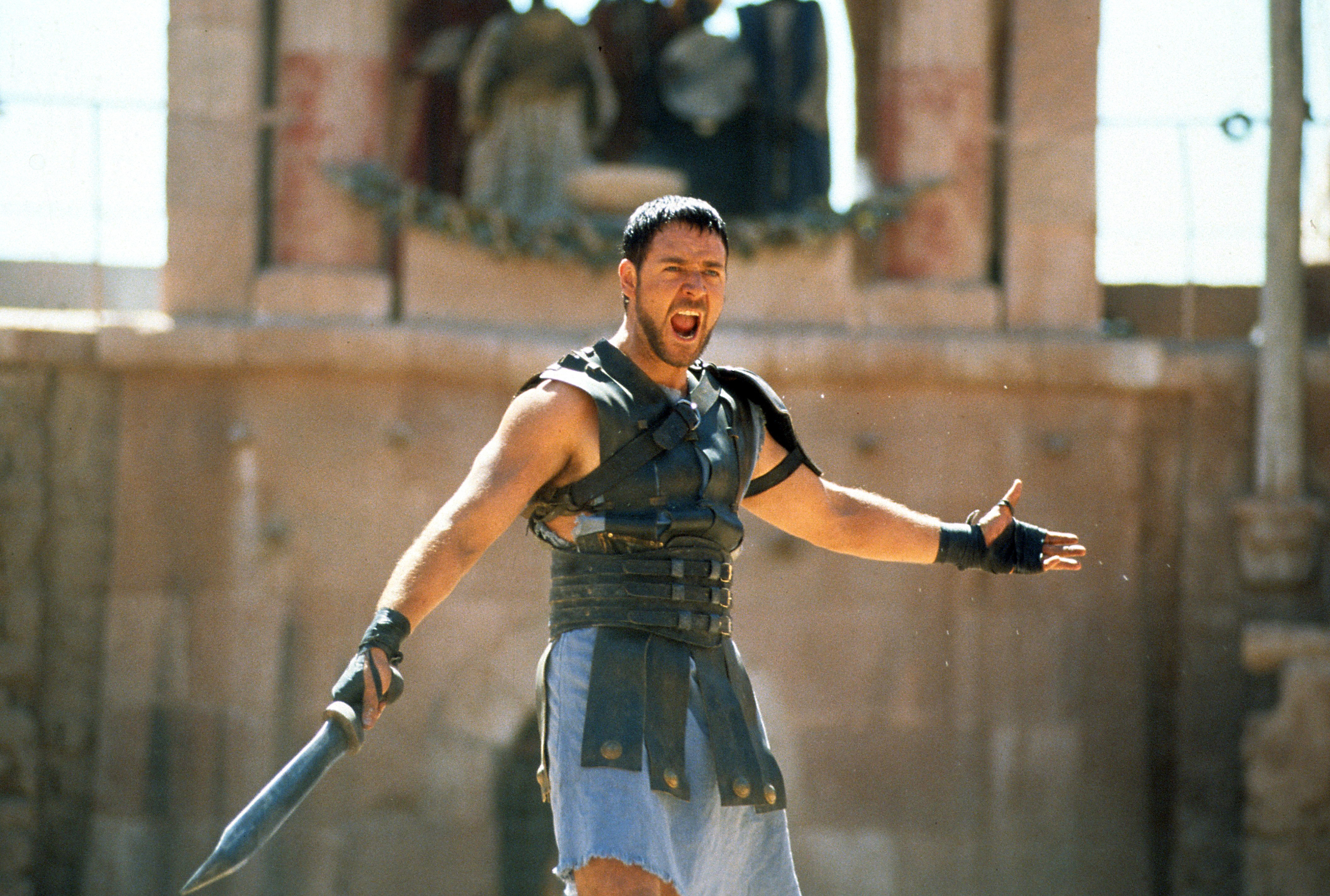 Russell Crowe dans "Gladiator", 2000 | Source : Getty Images