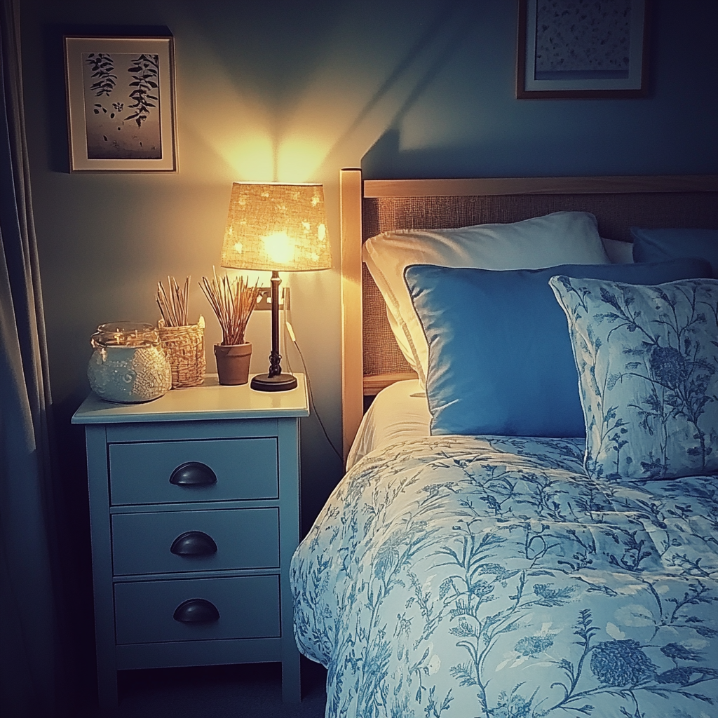 L'intérieur d'une chambre d'amis | Source : Midjourney