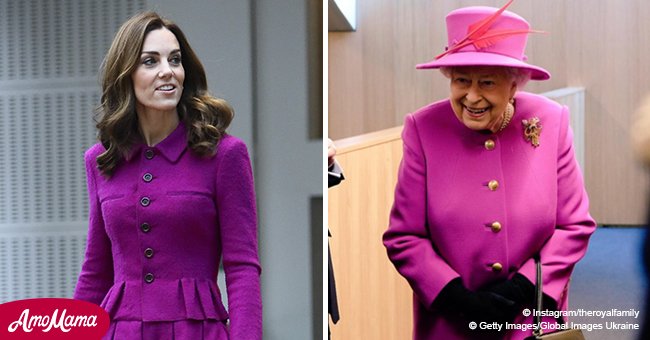 Kate Middleton suit les traces de la reine avec un élégant costume magenta pour une visite au Royal Opera House