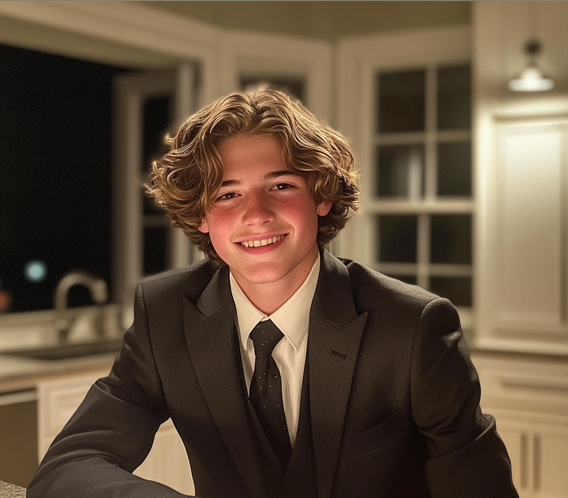 Un adolescent souriant | Source : Midjourney