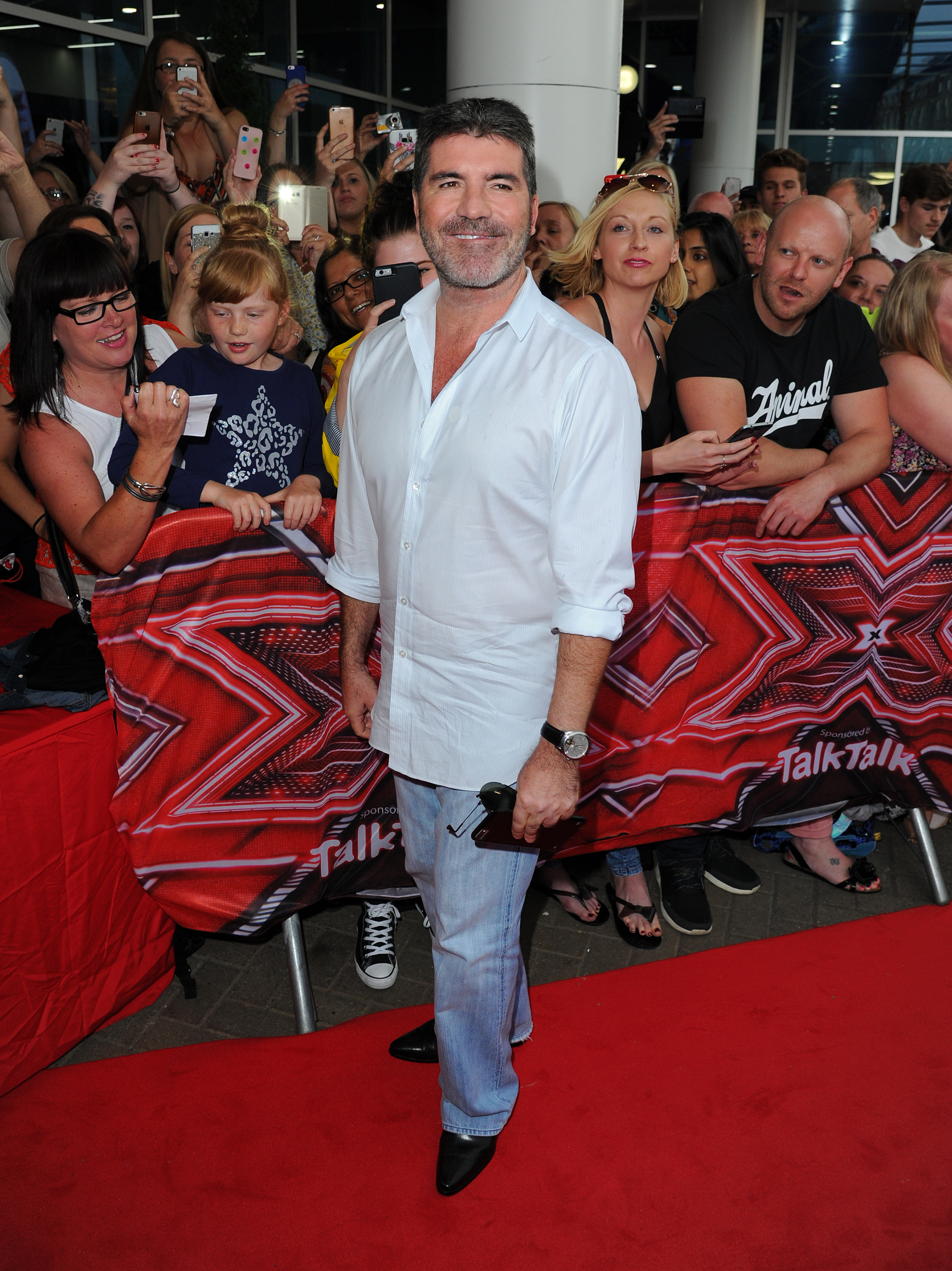 Simon Cowell aux auditions de X Factor à Leicester, Royaume-Uni, le 10 juin 2016 | Source : Getty Images
