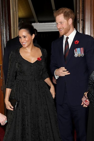 Meghan, la duchesse de Sussex et le prince Harry, duc de Sussex, assistent au Festival annuel du Souvenir de la Légion royale britannique, le 09 novembre 2019 | Photo : Getty Images