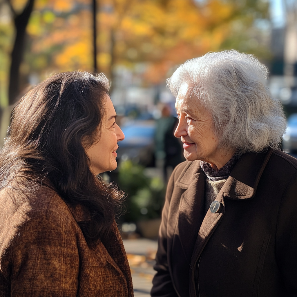 Femmes ayant une conversation | Source : Midjourney